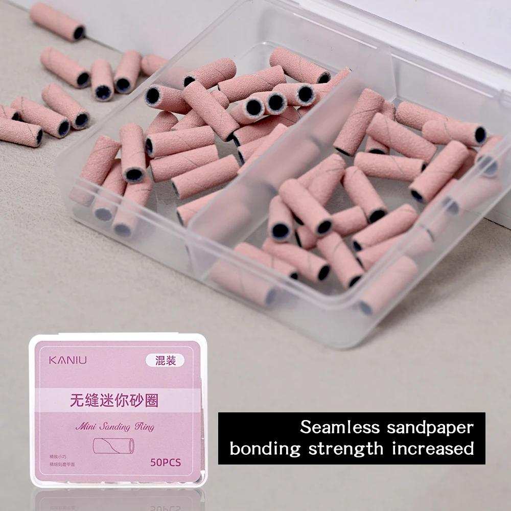Bandes de ponçage des ongles sans couture améliorées, grain 180/240, anneaux de ponçage efficaces sa