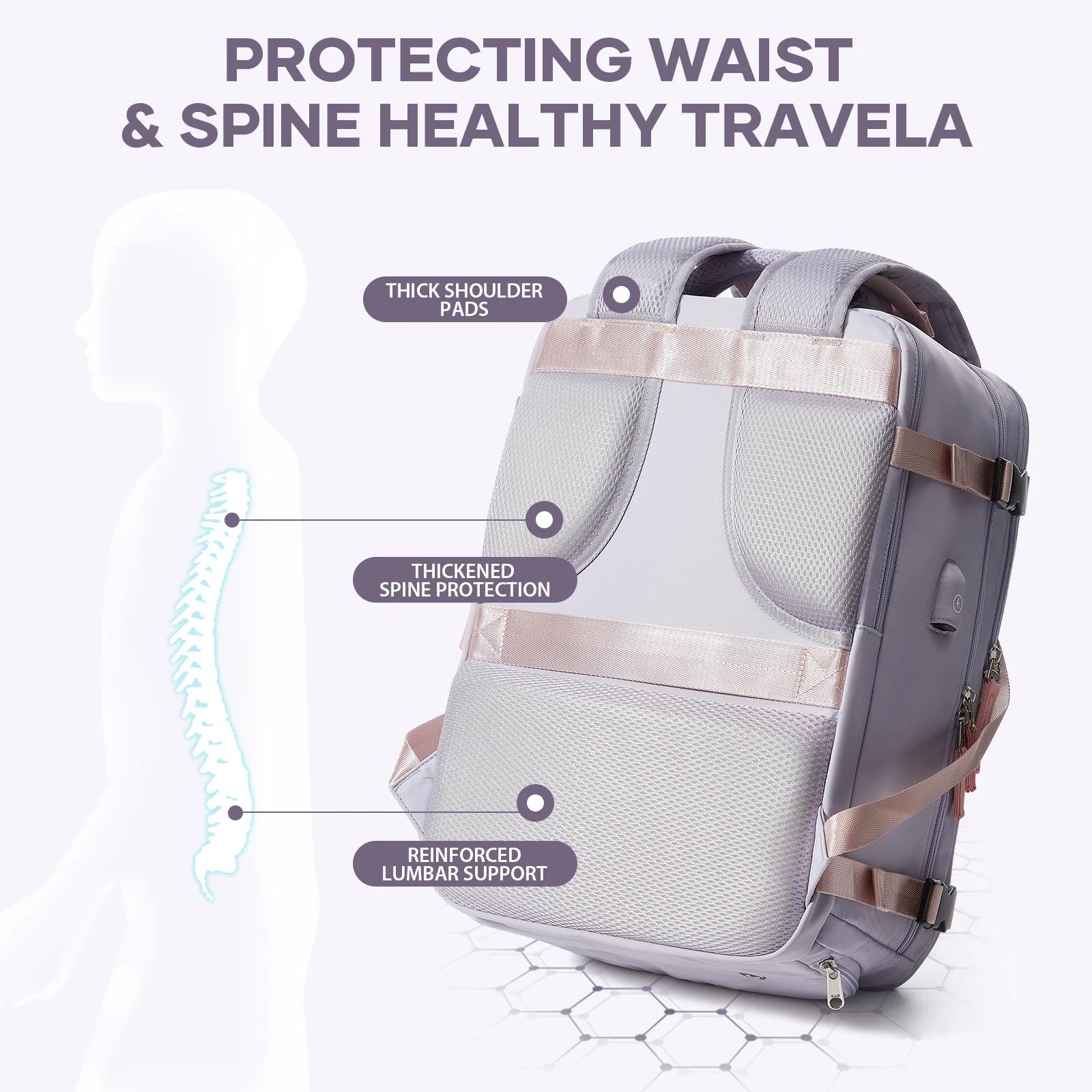 Sac à dos de compression sous vide avec pompe à vide, sac à dos de voyage gain de place pour vêtemen