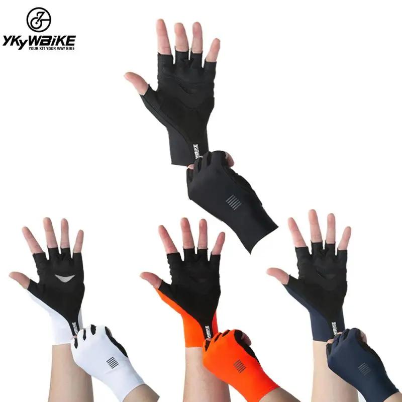YKYWBIKE gants de cyclisme vtt gants de vélo sport demi doigt vélo Goves hommes femmes respirant ant