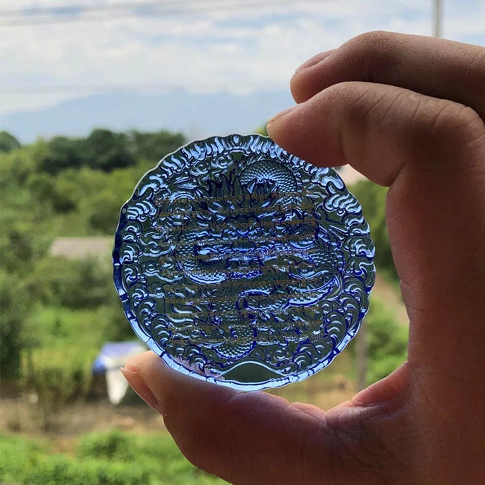 Dragon King Mandala cristal Mani pierre offres bouddhistes tibétaines Mantra à Six caractères offres