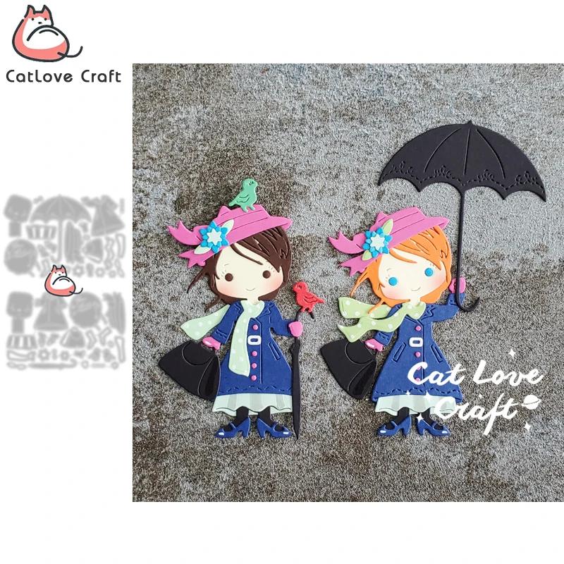 Catlove – matrices de découpe en métal avec personnages de film, moule de Scrapbooking, pochoir, déc