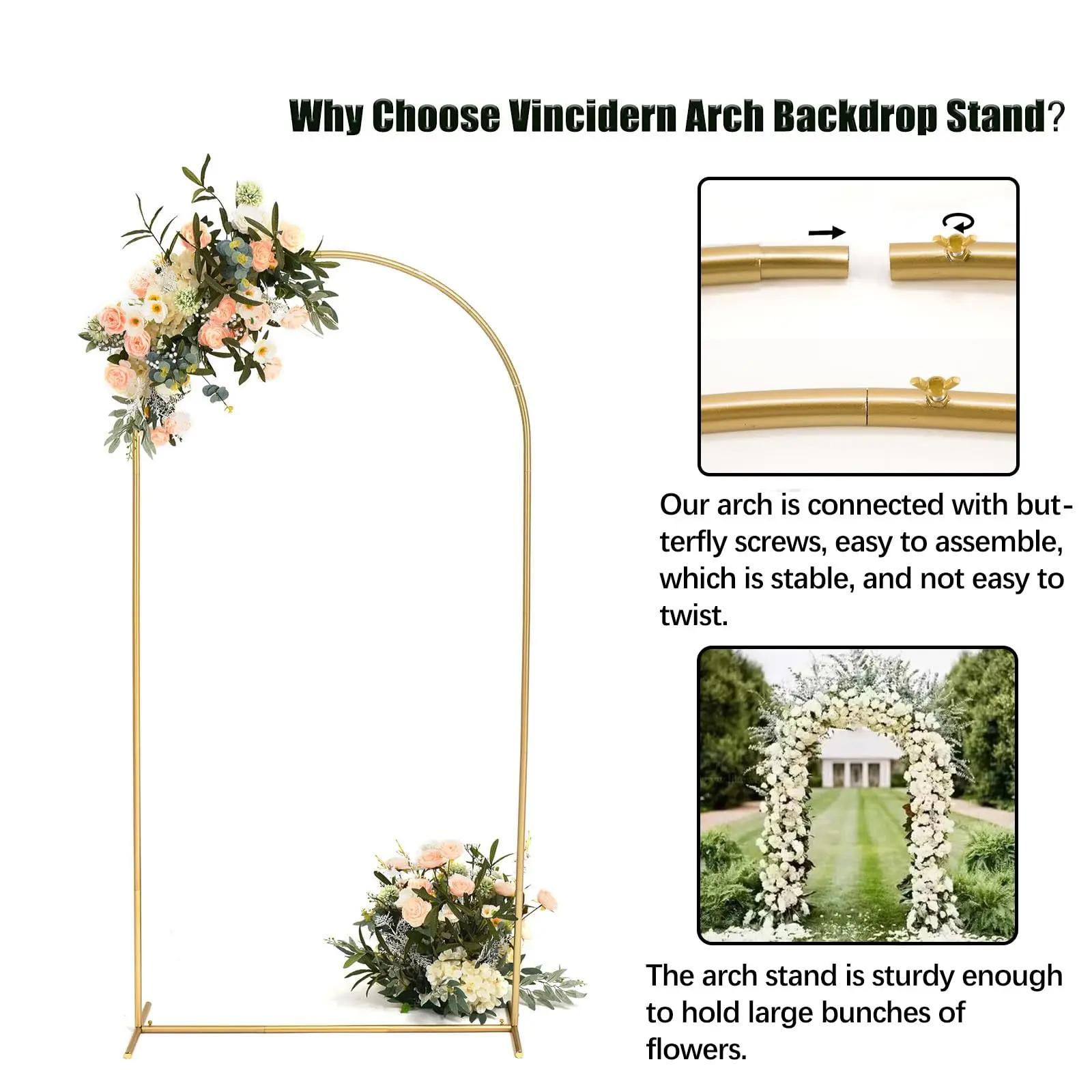 Support de toile de fond d'arche de mariage pour les fêtes, support d'arc de ballon, arcs de mariage