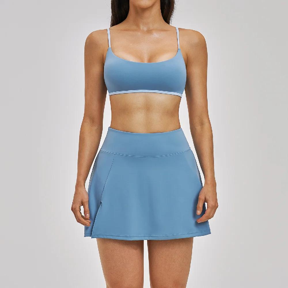 Ensemble de yoga 2 pièces pour femme, tenue de sport, vêtements de fitness, ensemble de sport avec s
