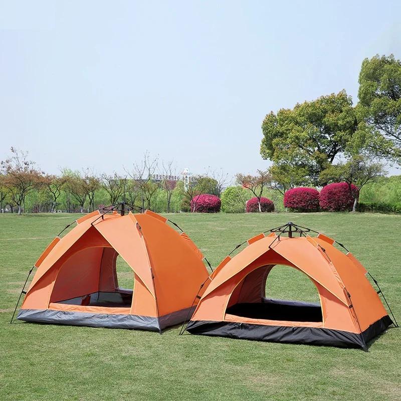 Tente de camping entièrement automatique, anti-pluie, coupe-vent, anti-UV, pop-up, tentes extérieure