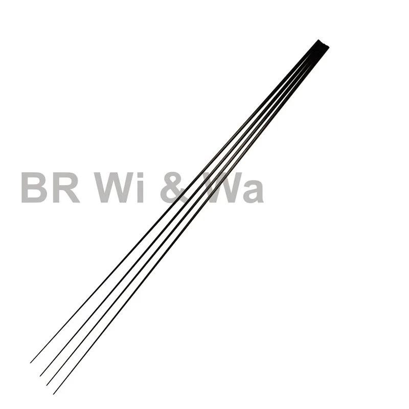 BR Wi & Wa 4 pièces 50CM pointe de canne en carbone massif blanc sans peinture composants de constru