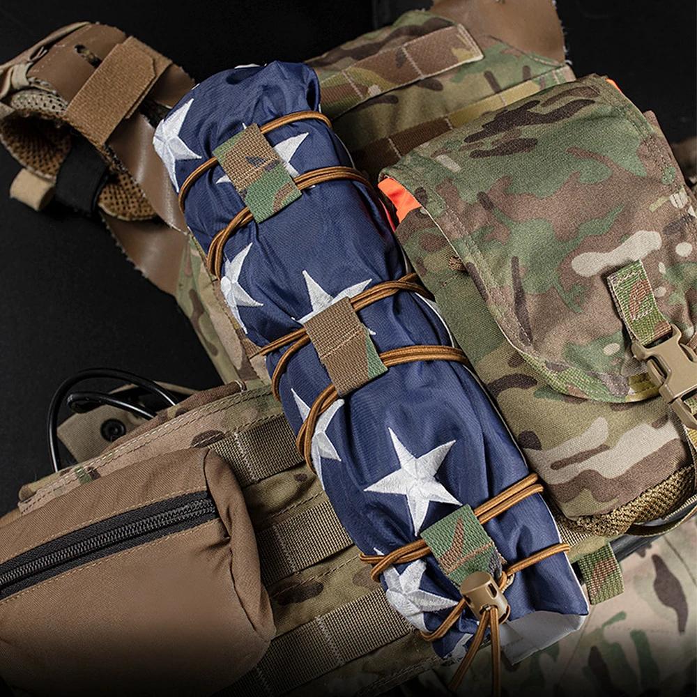 Sangle de fixation élastique avec drapeau National tactique, pour Fans de la vieille gloire, organis