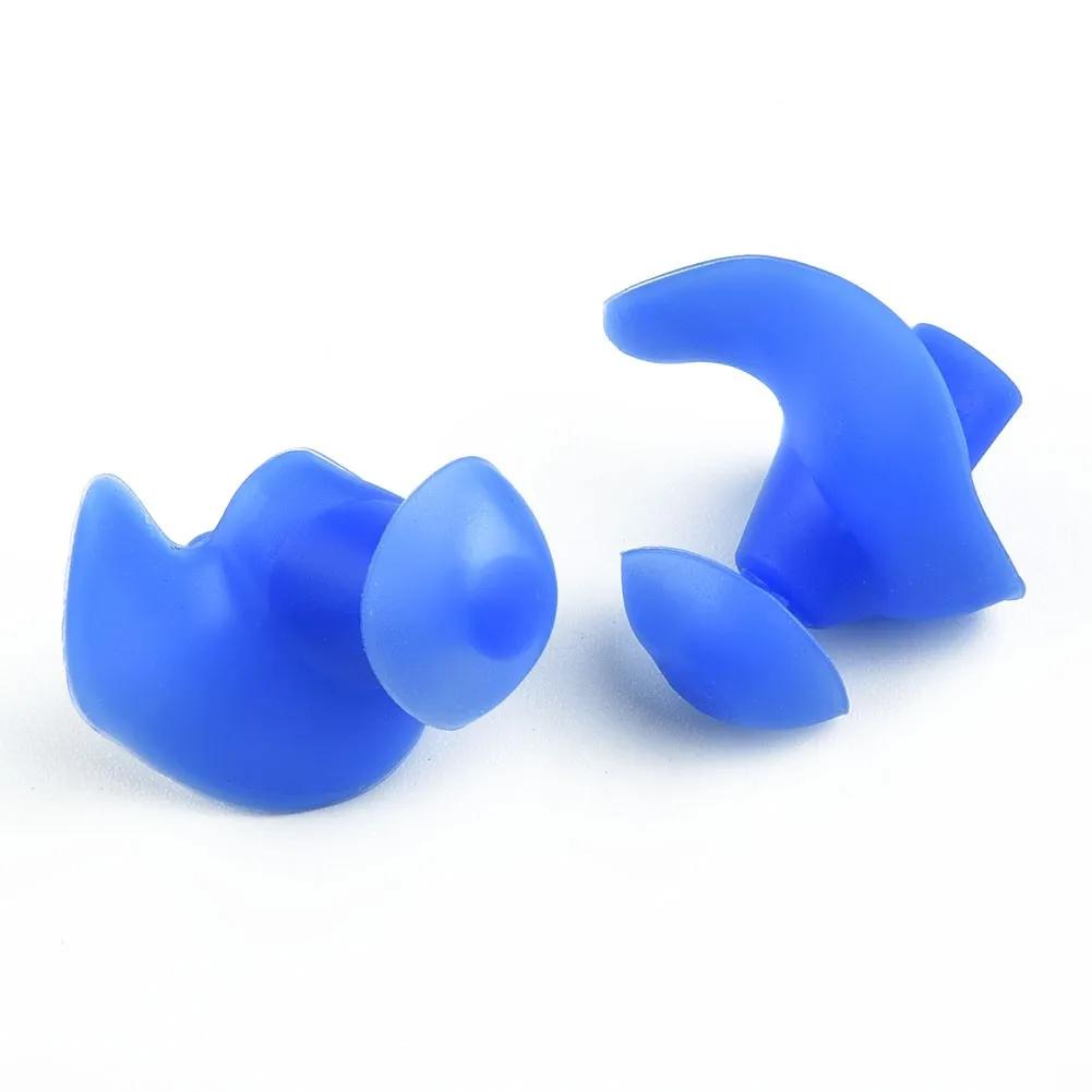 Bouchons d'oreilles en Silicone souple et Portable, accessoires de natation pour Sports aquatiques,