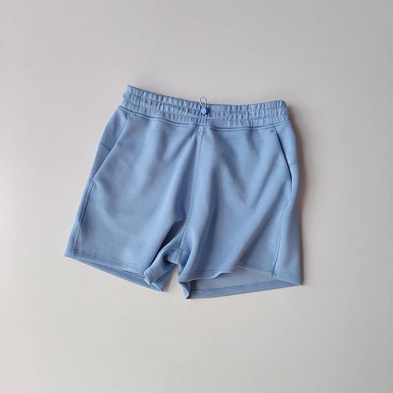 Short de sport taille haute modal pour femme - Séchage rapide course fitness yoga décontracté
