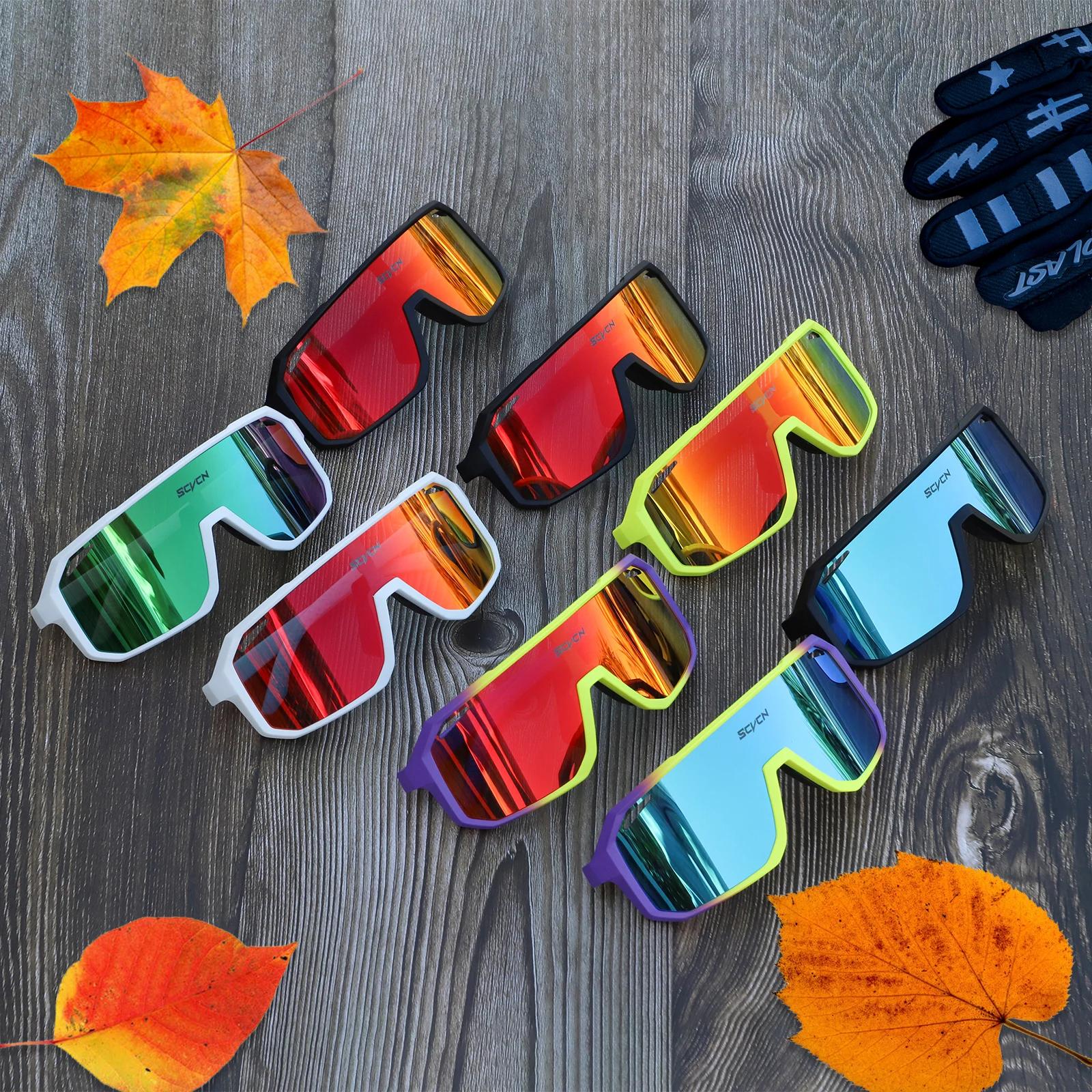 SCVCN-Lunettes de soleil de cyclisme pour hommes et femmes, lunettes de vélo, lunettes de sport, lun