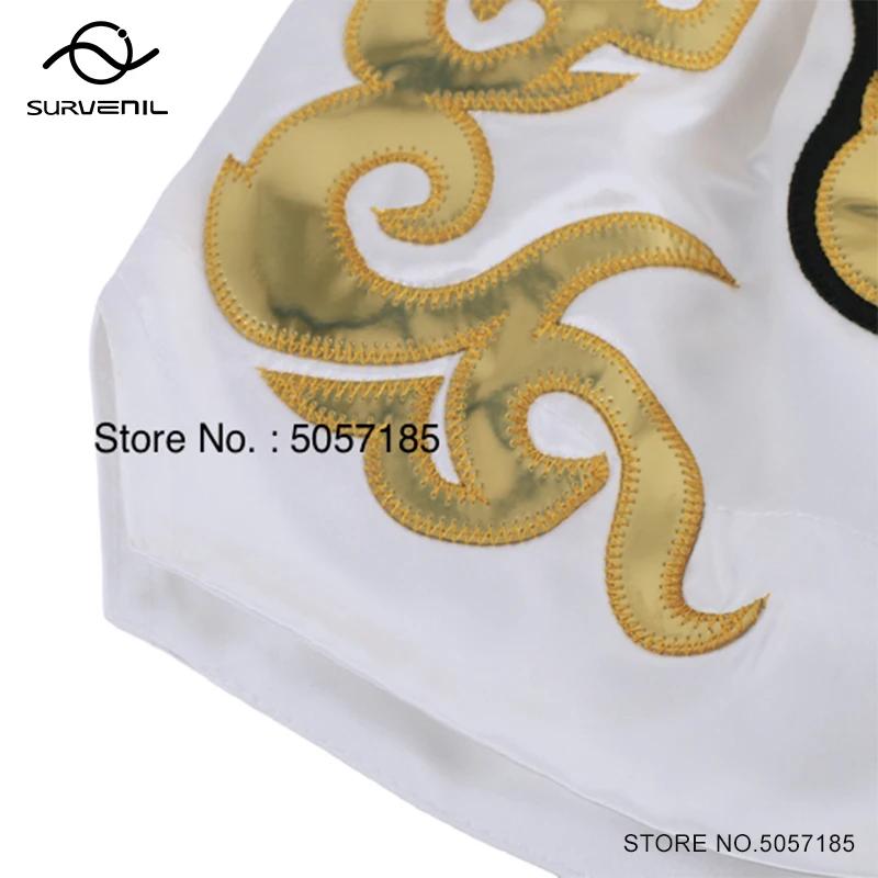 Muay Thai Shorts 2024 nouvelle Cage Fight Kickboxing MMA pantalons hommes femmes enfants broderie Sa