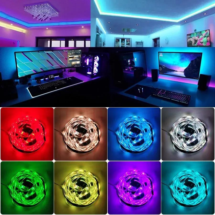 30 LED s/m 5050 bande LED 5 M LED bande lumineuse ruban LED 15 M 20 M 30 M rgb LED bande de diode Bl