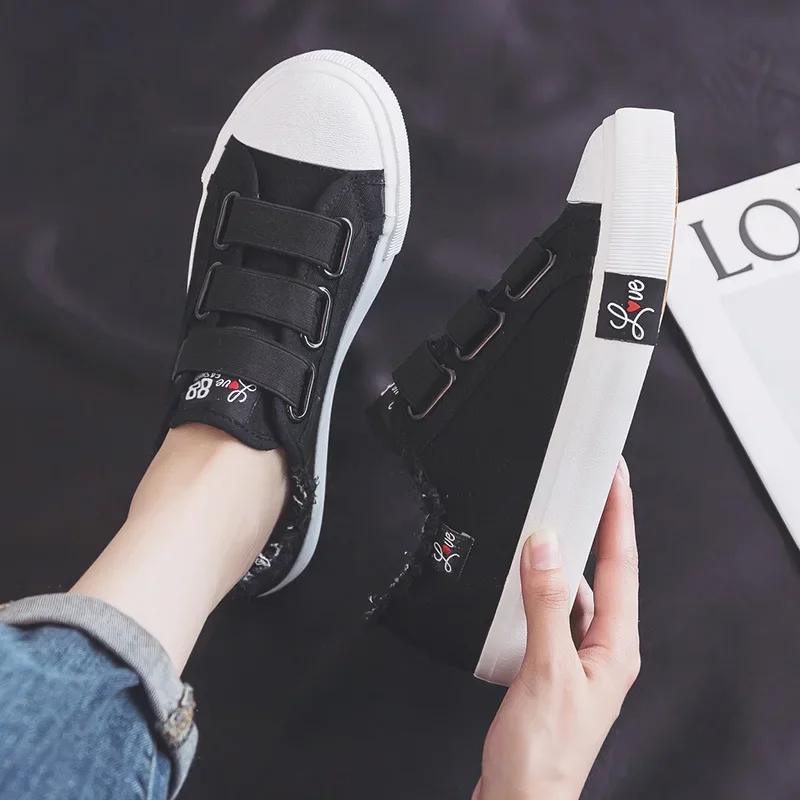 Baskets de jogging en toile respirante pour femmes, chaussures de marche canisées, baskets de sport