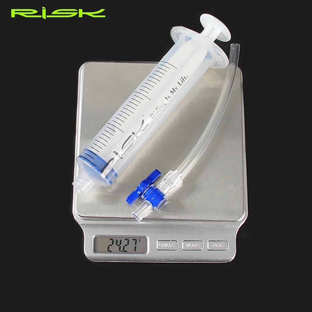 RISK – outil de purge de frein de vélo, seringue avec marche/arrêt, frein à disque hydraulique, outi