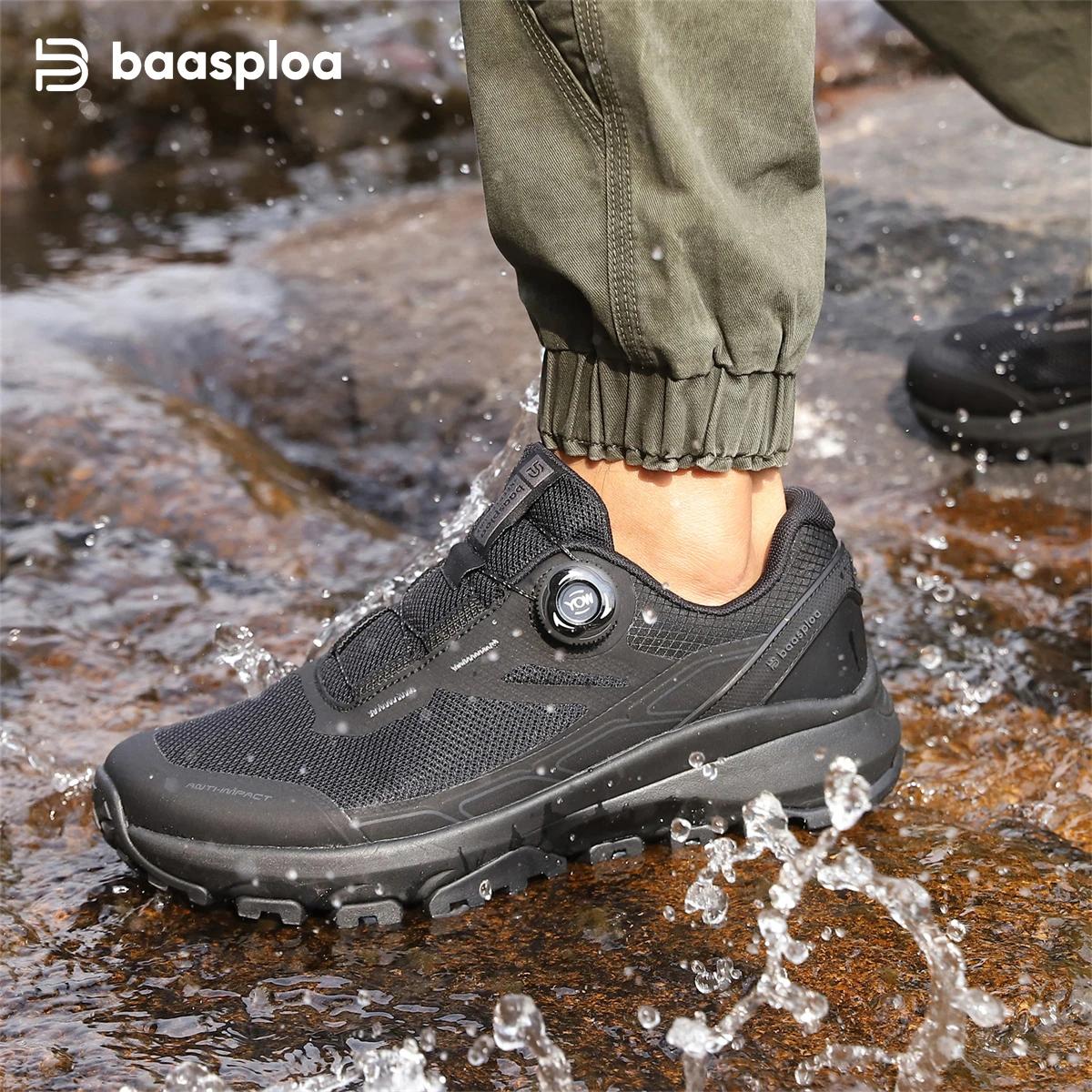 Baasploa hommes hiver randonnée baskets de haute qualité chaud Trekking escalade chaussures mâle bou