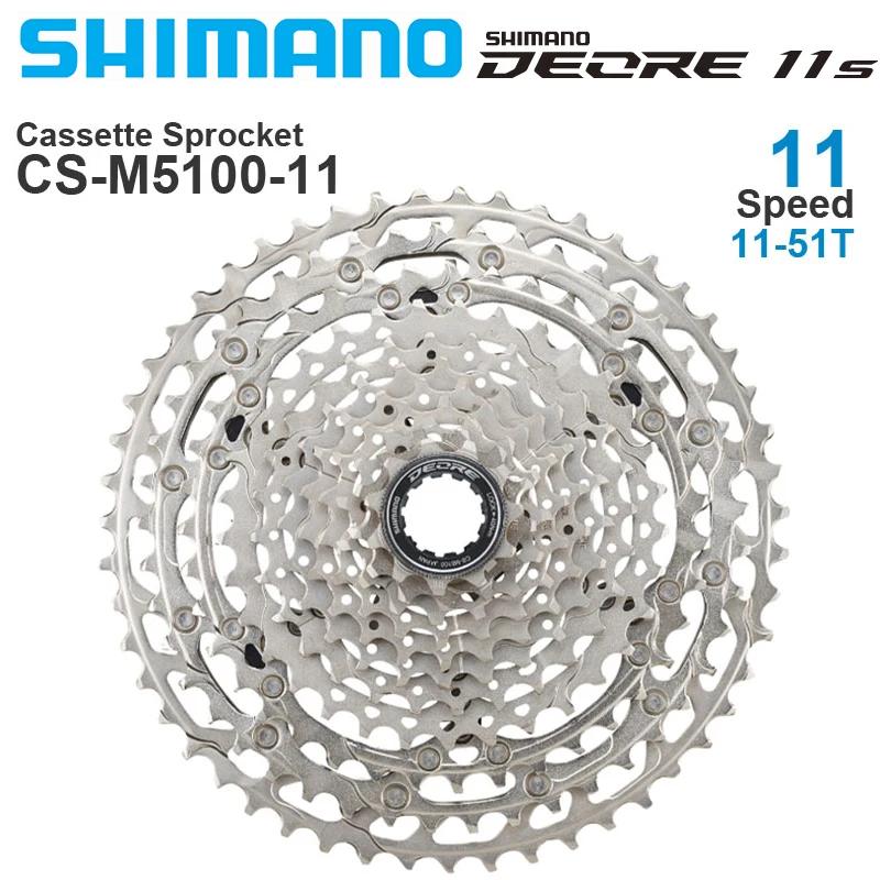 Shimano Deore CS M5100 11 vitesses Cassette pignon roue libre pour VTT vtt CS-M5100 11-51T 11S 42T v