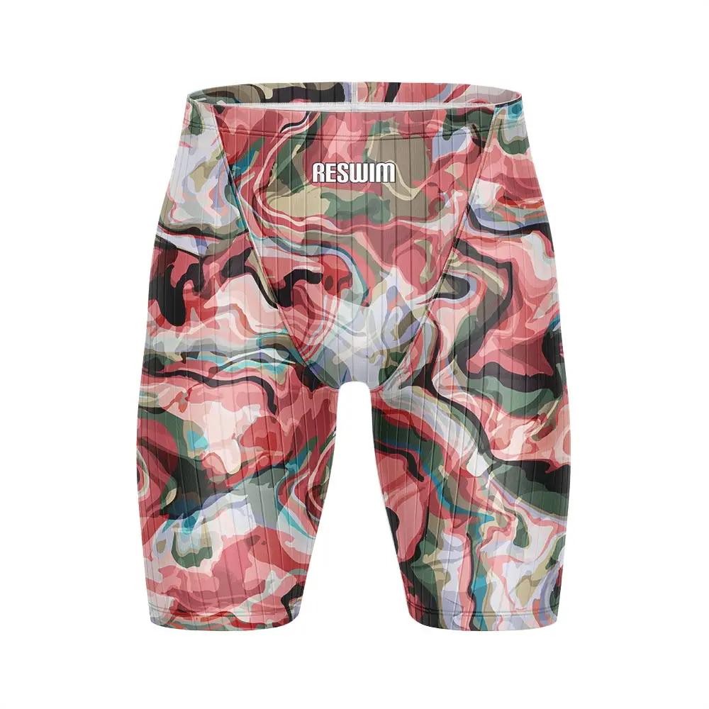 Maillot de bain d'été pour hommes, maillot de bain d'entraînement athlétique, maillot de bain, colla