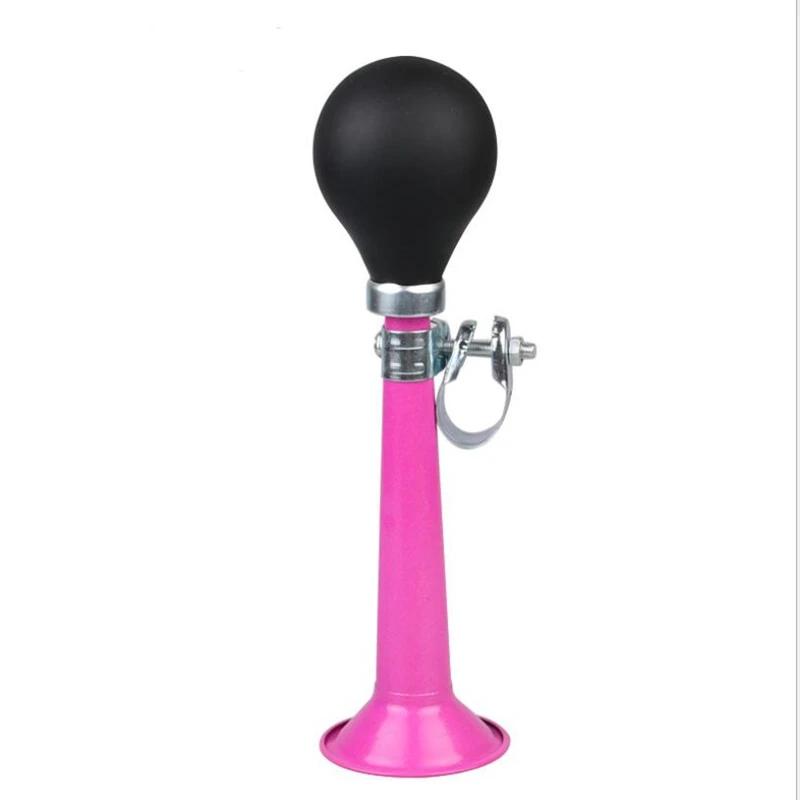 Klaxon à Air en métal pour vélo, trompette, ampoule en caoutchouc à presser, sonnerie de vélo