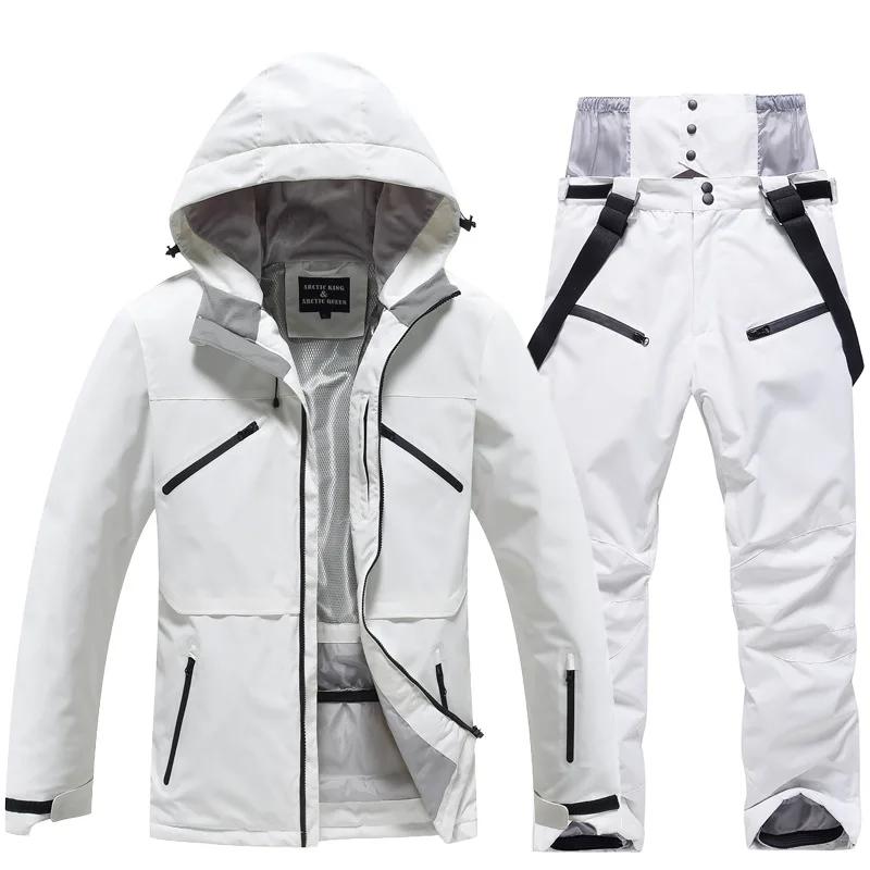 Combinaison de Ski pour hommes et femmes, nouvelle mode d'hiver, coupe-vent, imperméable, veste et p