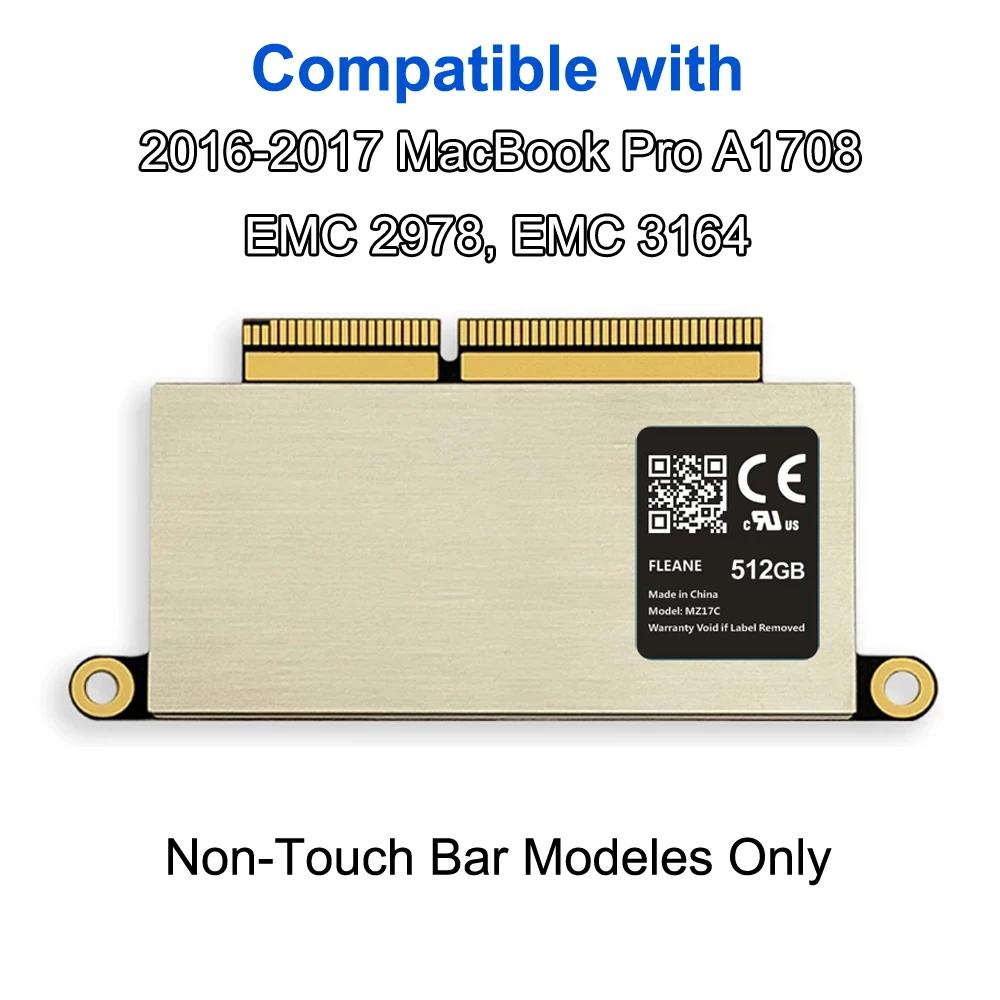 Nouveau SSD 256 Go 512 Go 1 To pour MacBook Pro Retina A1708 2016 2017 Disque SSD EMC 3164 EMC 2978