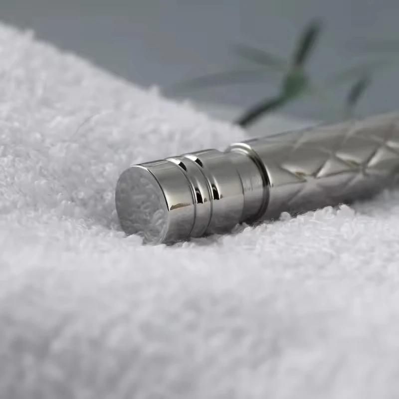 Manche de rasoir YAQI Harlequin en acier inoxydable 303 poli pour hommes