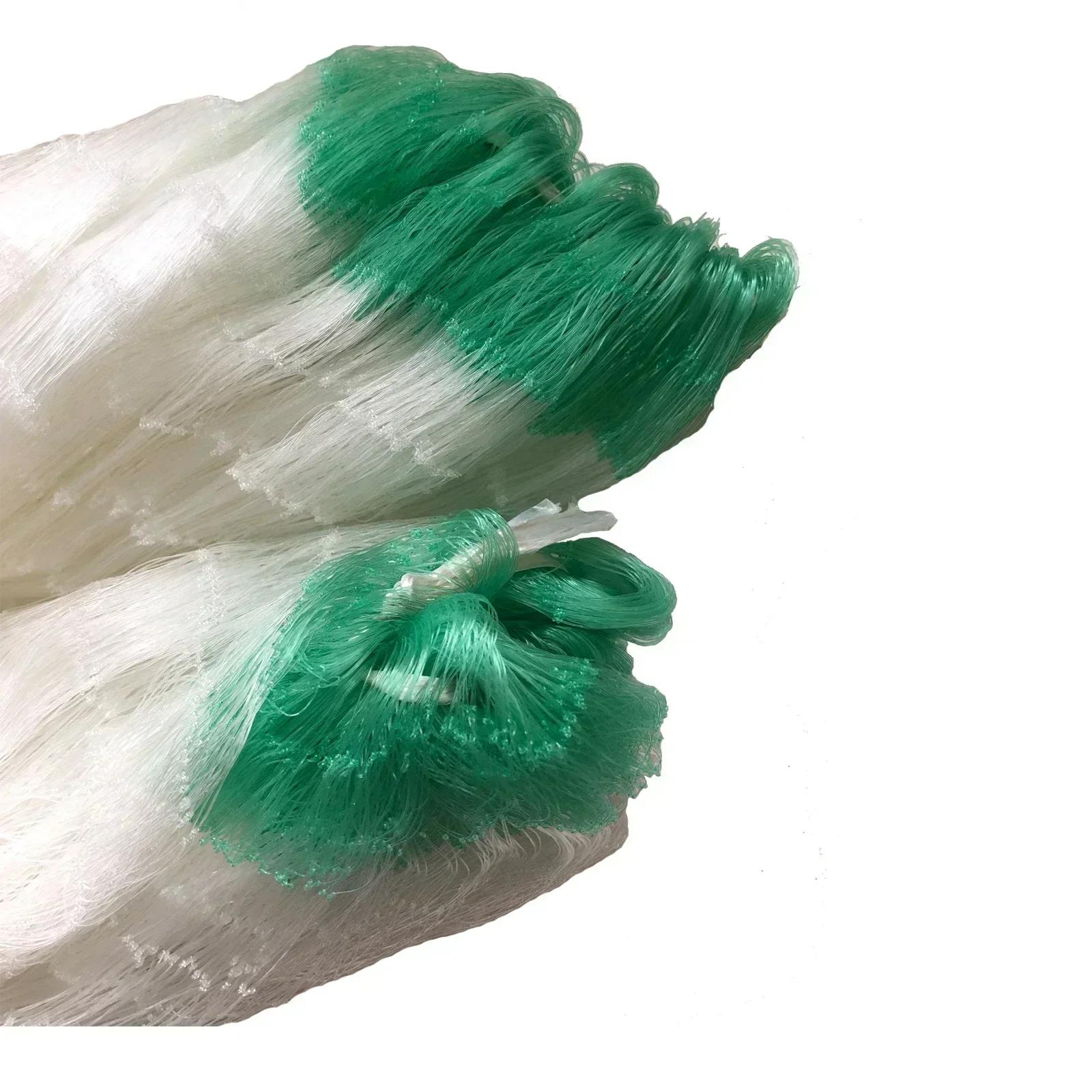 Filet de pêche en Nylon Monofilament, ligne de 0.18MM-0.35MM, profondeur 48md, longueur de réseau 95