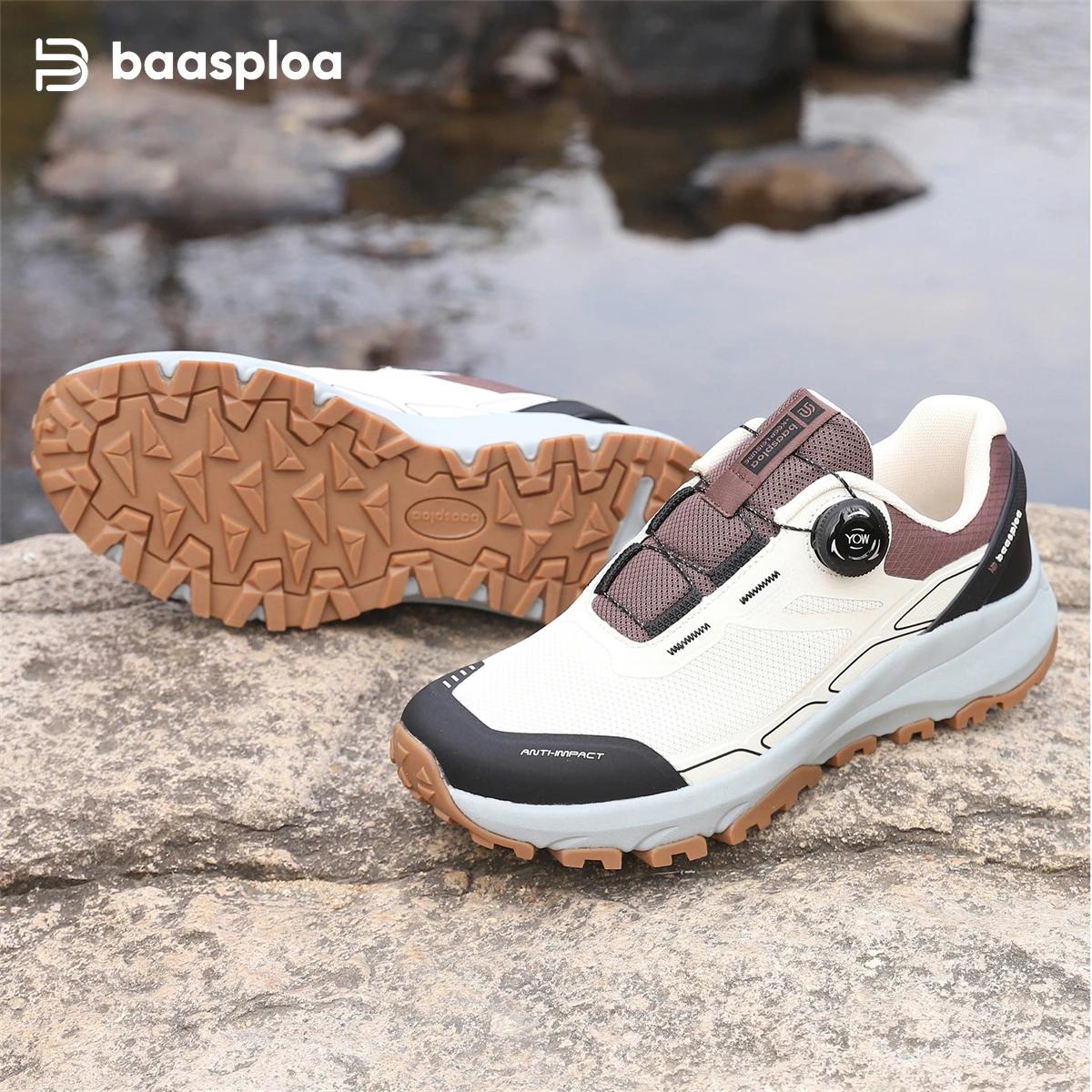 Baasploa hommes hiver randonnée baskets de haute qualité chaud Trekking escalade chaussures mâle bou