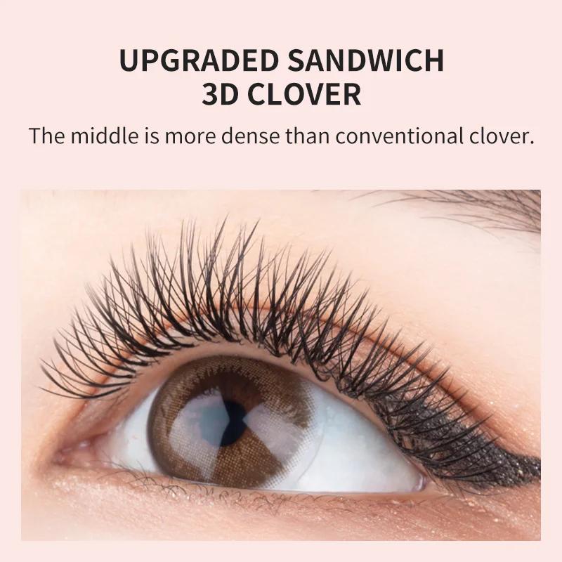 NATUHANA nouvelle Extension de cils en forme de 3DW 3D Volume préfabriqué cils en éventail W Style c