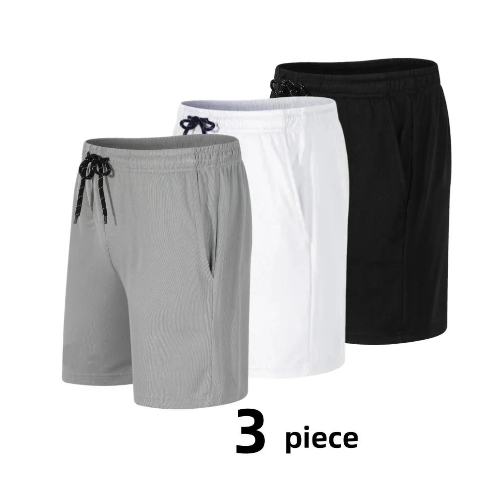 Pack 3 shorts de sport hommes - Bas de course respirant intérieur extérieur fitness jogging été