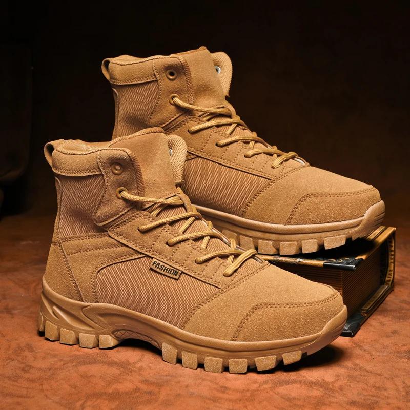 Bottes de couple en plein air, bottes de randonnée dans le désert, bottes pour hommes et femmes, cha