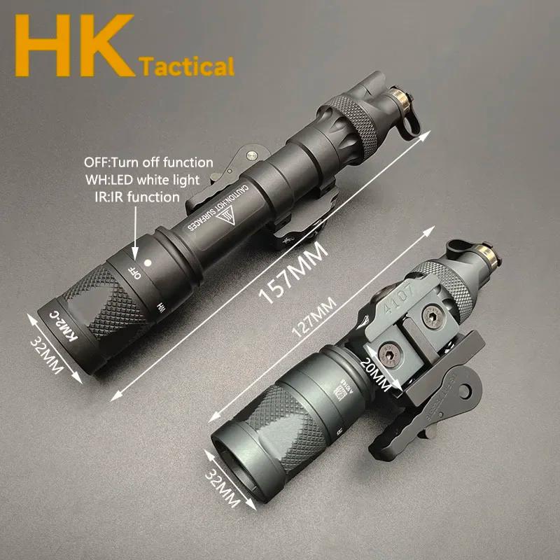 Lampe tactique pour armes M600 M622V M323V, illuminateur IR et lampe torche LED blanche avec base à