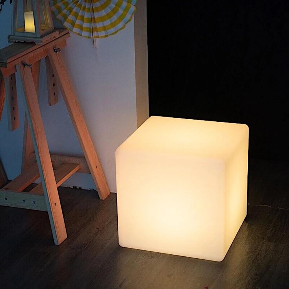 Lumière ambiante cube LED, 16 couleurs de lumière réglables RVB, télécommande, fête, fabricant d'esc