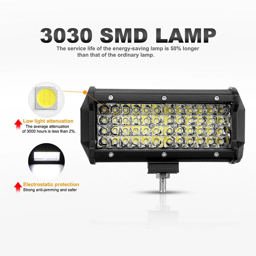 Nlpearl 4 "7" 72W 144W LED antibrouillard pour voiture SUV camion 4x4 ATV projecteur faisceau d'inon
