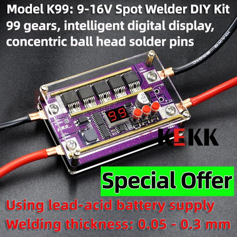 KEKK K99 Mini soudeuse par points 99 vitesses Mini Machine à souder par points panneau de commande p