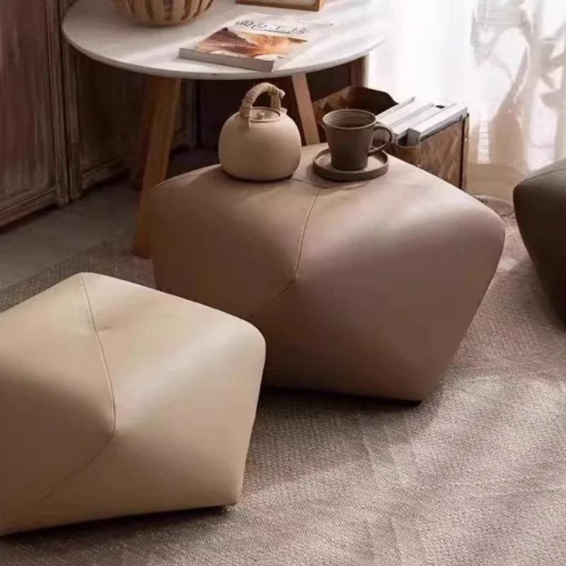 Pouf moderne simplicité faible changement chaussure jetée tabouret repose-pieds maison salon meubles