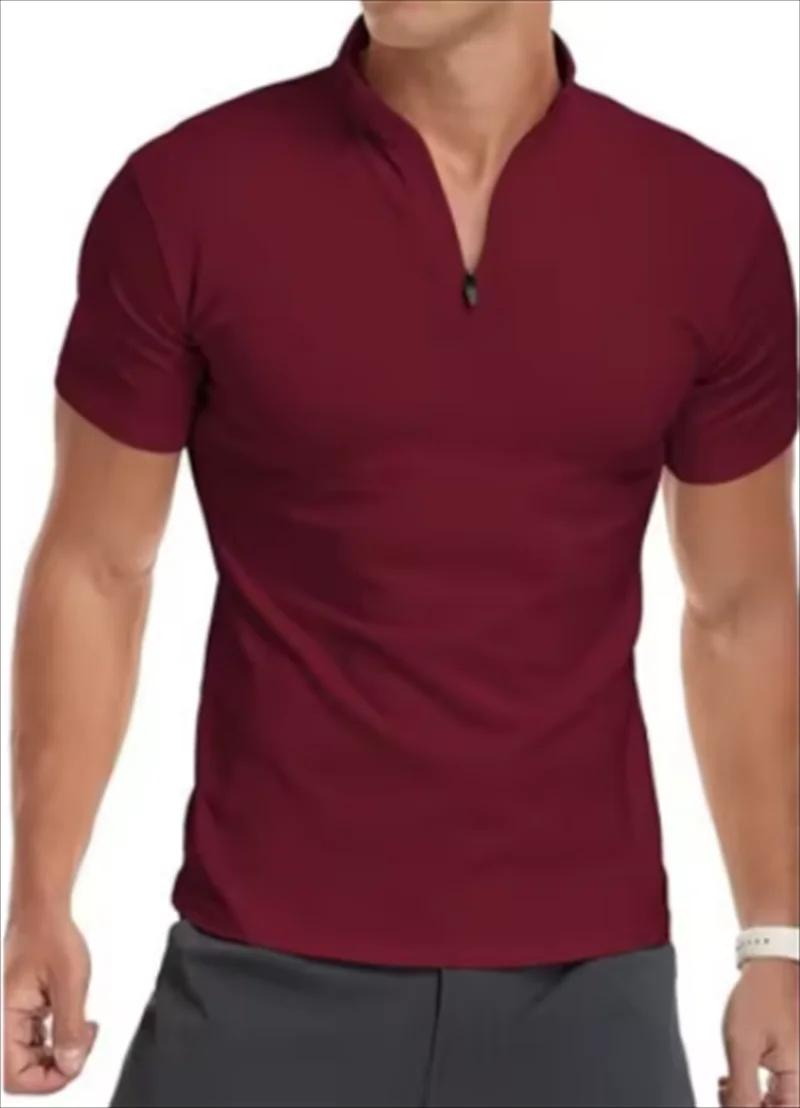 T-Shirt de sport à manches courtes pour hommes, hauts de Fitness, t-shirts de Compression, pull à fe