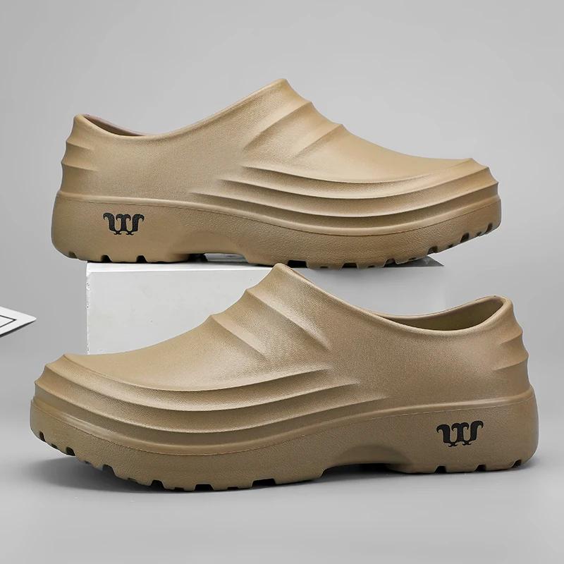 Chaussures de chef antidérapantes été - Résistantes à l'huile, pantoufles sport décontractées