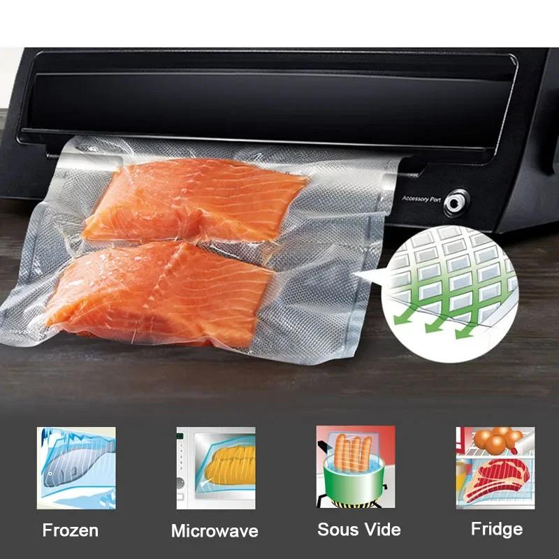 Sacs sous Vide alimentaires pour Sous Vide, sac d'emballage pour scelleuse sous vide, viande, Fruits