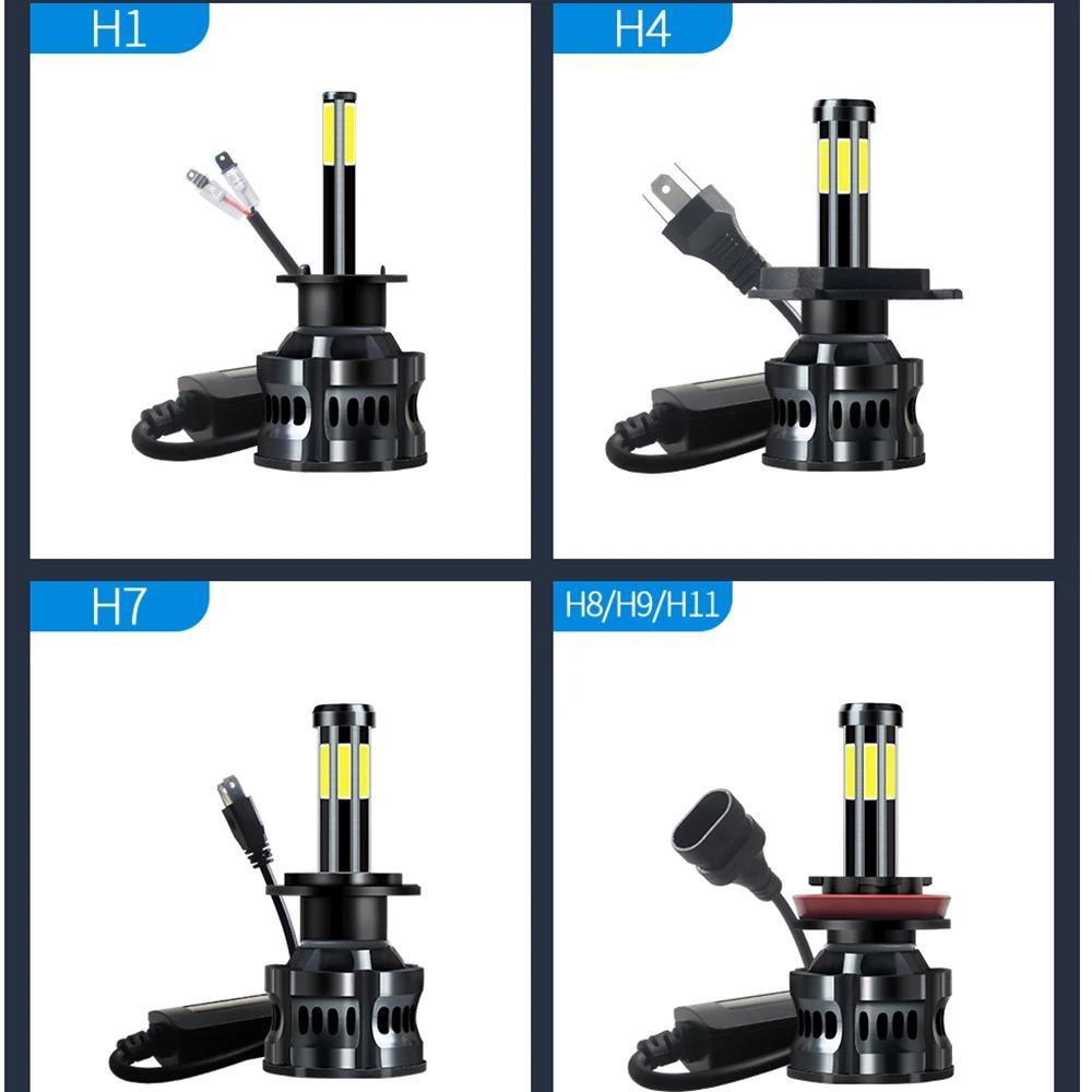 2x8 côtés COB H7 LED H11 H4 Hi/Lo H1 H3 H8 HB1 HB3 HB4 HB5 HIR2 H13 H27 9005 9006 9008 9012 ampoules