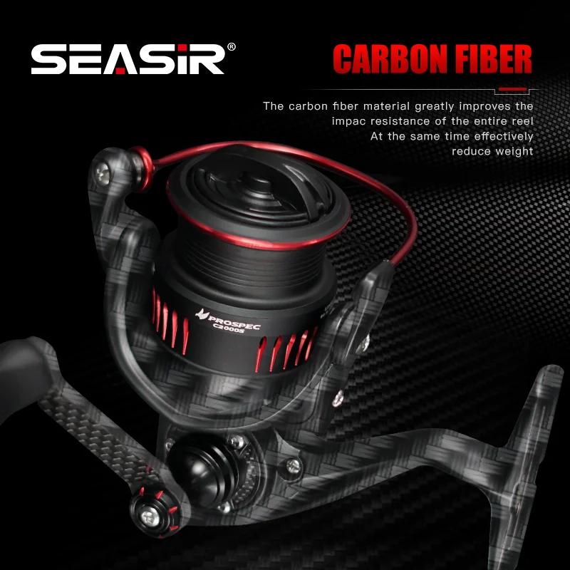 Seasir P-Series Prospec moulinet de pêche en Fiber de carbone 9Kg Max glisser 8 + 1BB 5.2:1/6.2:1 mo