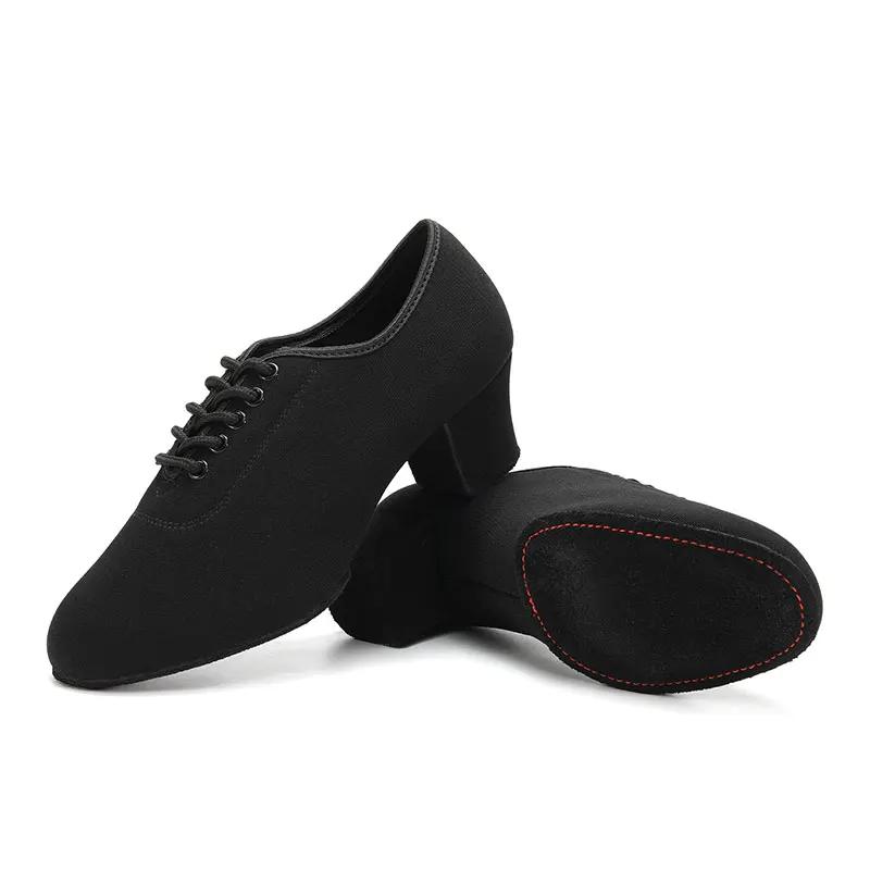 Chaussures de danse latine pour hommes et femmes, chaussures de salle de RhOxford, baskets d'entraîn