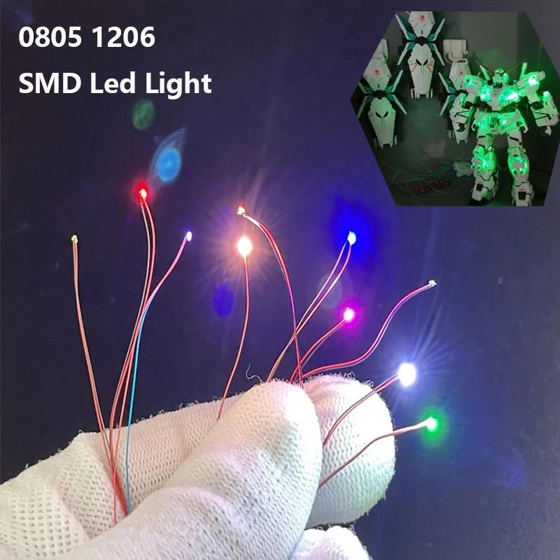 0805 1206 0603 Micro SMD 3V lumière LED filaire 30CM matériaux de bricolage lampe pour la fabricatio