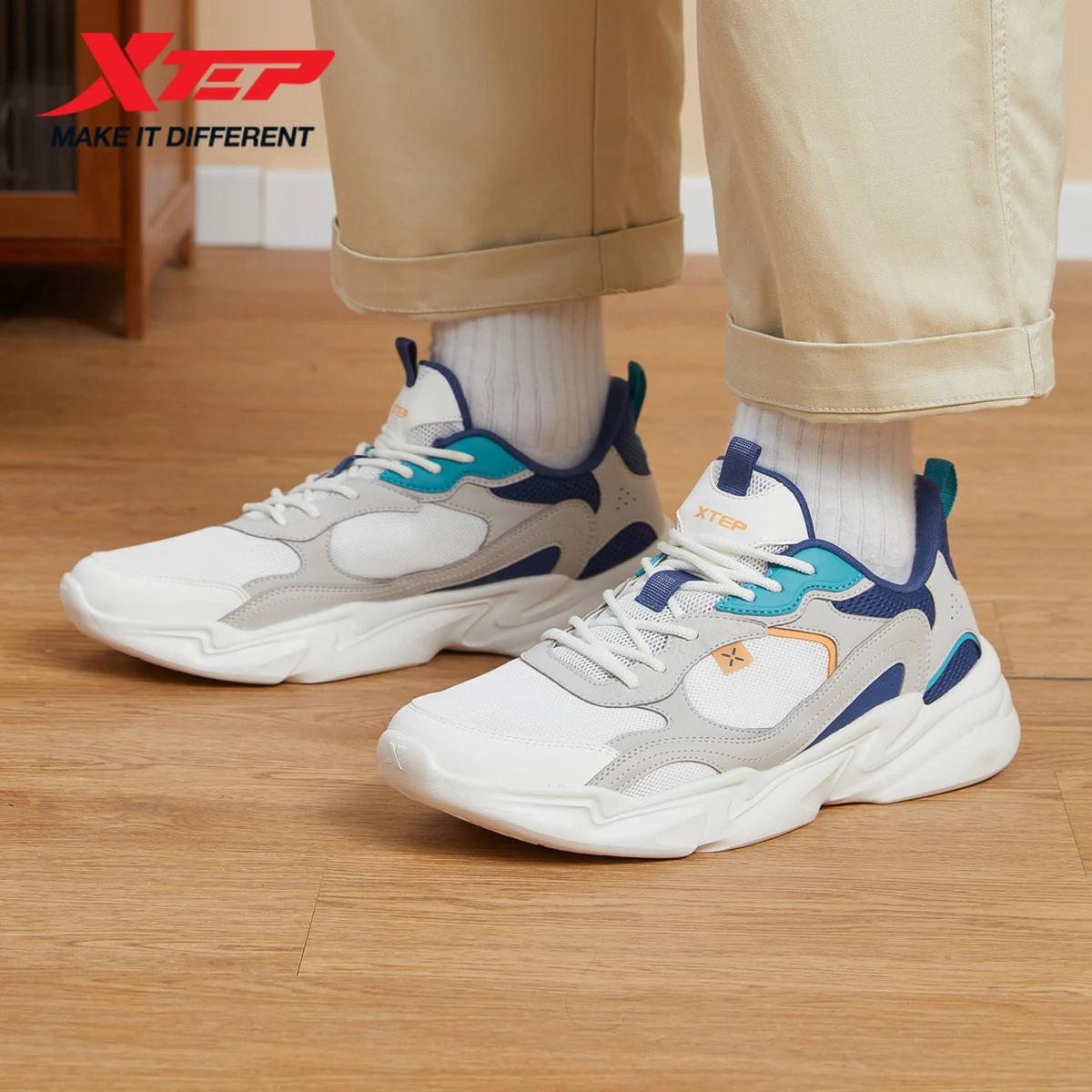 Xtep chaussures de marche pour hommes décontracté mode Trekking soutien extérieur confortable respir