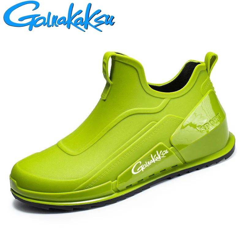 Chaussures d'eau de pêche pour hommes, antidérapantes, imperméables, pour l'extérieur, légères en ca