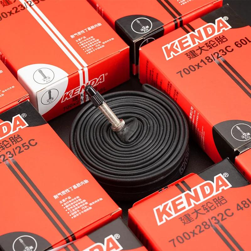 KENDA chambre à air de vélo 1PC 700C 23-25C 28-32C 35-43C Schrader Presta caoutchouc butyle vtt cham