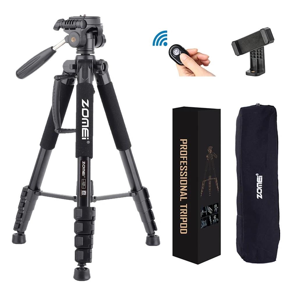 Zomei Q188 188 cm accessoires de photographie professionnels caméra vidéo trépied DSLR pour téléphon