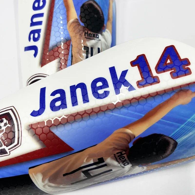 Protège-tibia personnalisé, Texture nid d'abeille, Support de jambe, pour adultes et adolescents, ca