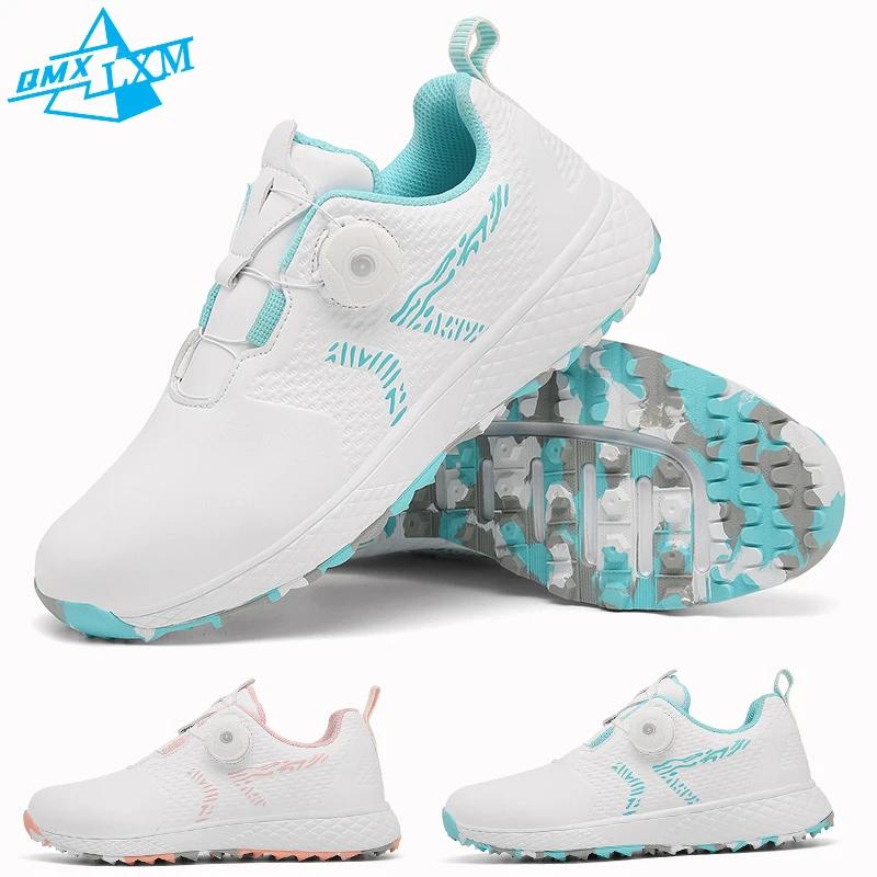 LiXingMing chaussures de Golf femmes rose professionnel étanche à l'eau chaussures de Sport de Golf