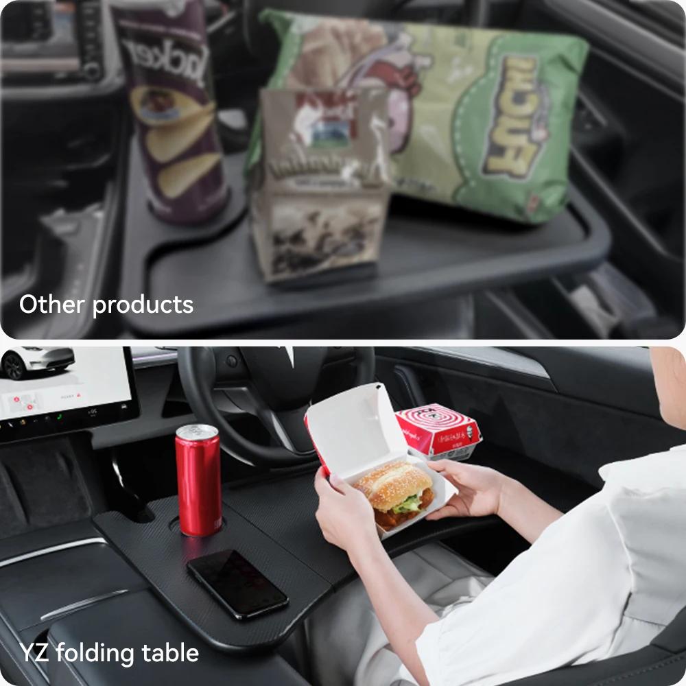 Table de bureau YZ pour Tesla Model 3 Y Highland Juniper 2021-2026, plateau pour ordinateur portable