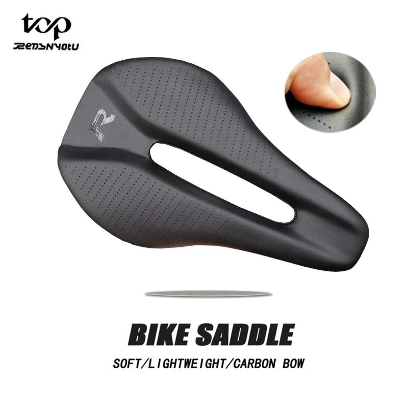 Selle de route vtt en Fiber de carbone 128g, coussinets en matériau carbone 3k T800, coussins en cui