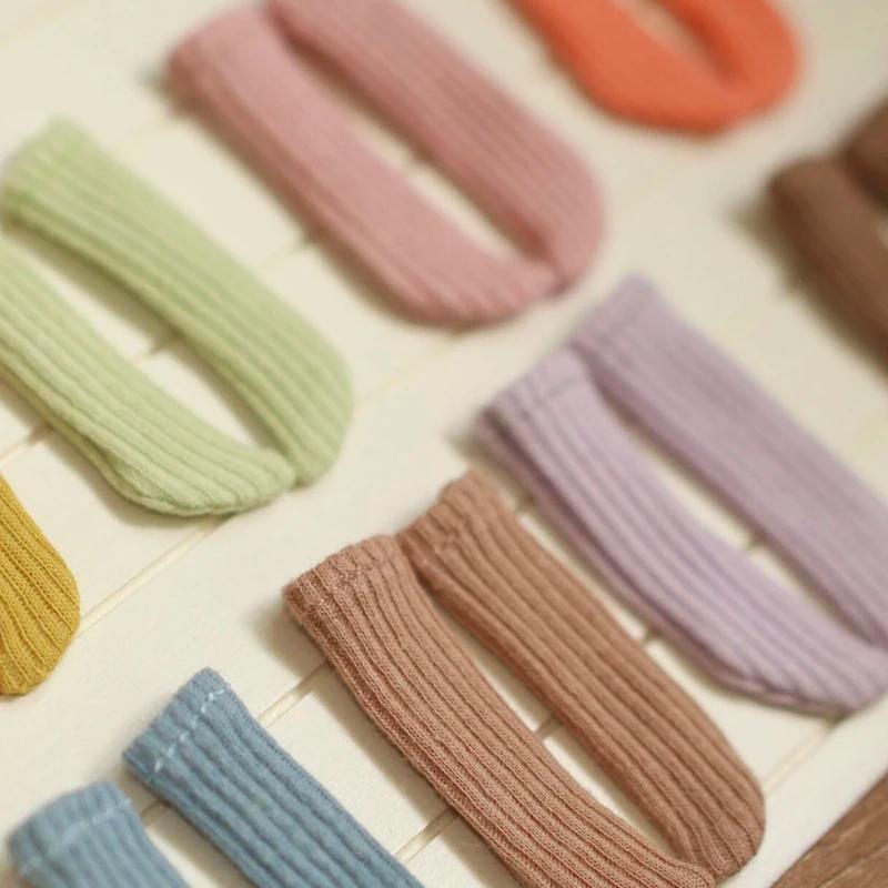 Une paire de chaussettes pour poupée Blyth, chaussettes courtes de couleur bonbon, accessoires pour